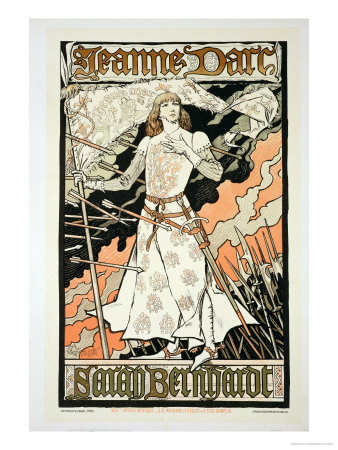 Reproduction of a Poster Advertising "Joan of Arc"