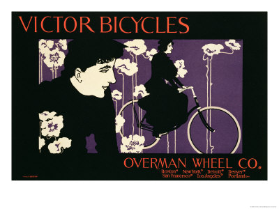 Reproduction of a Poster Advertising "Victor Bicycles"