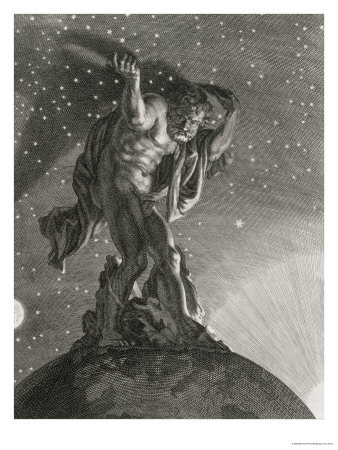 Atlas Supports the Heavens on His Shoulders, 1731