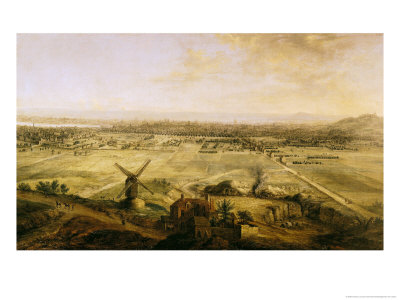 View of Paris from Belleville, 1738