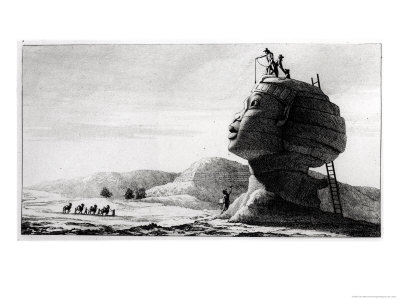 The French Measuring the Sphinx, from "Voyage En Egypte"
