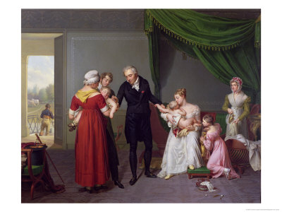 Baron Jean Louis Alibert Performing the Vaccination Against Smallpox