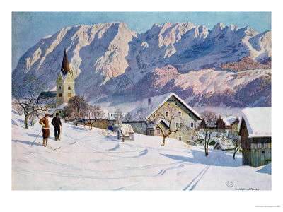 Mittendorf in Austria, after an Original Watercolour