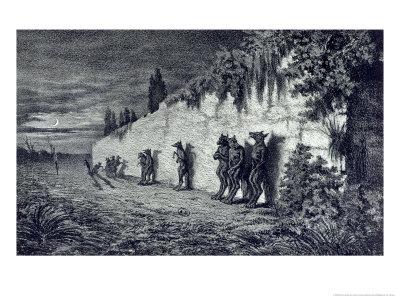 Werewolves, Illustration for "Legendes Rustiques" 1858