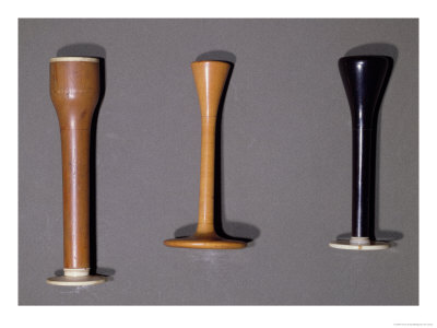 Three Stethoscopes, from the Time of Rene Theophile Hyacinthe Laennec