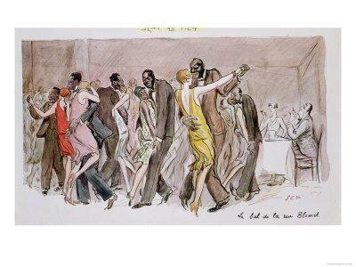 Reproduction of "The Ball at the Rue Blomet," December 1929