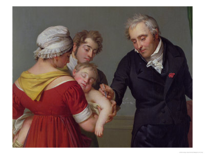 Baron Jean Louis Alibert Performing the Vaccination Against Smallpox