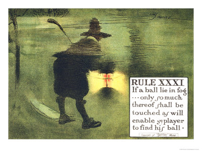 Rule XXXI: If a Ball Lie in Fog