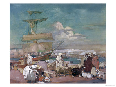 The Port of Algiers, circa 1900