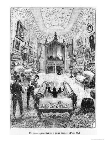Interior of the Nautilus, Illustration from 