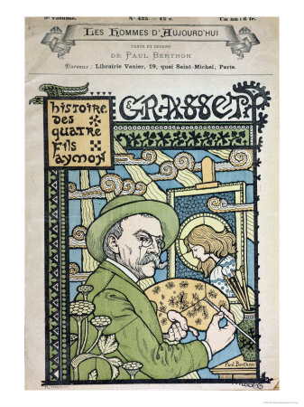 Portrait of Eugene Grasset from "Les Hommes D