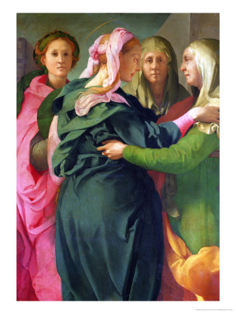 The Visitation, 1528-30 (Detail)