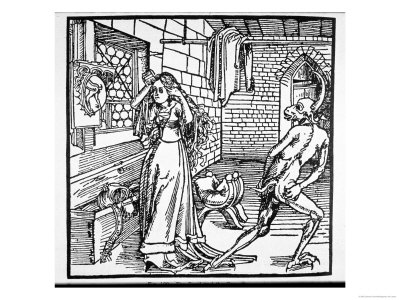 The Devil and the Coquette, Copy of an Illustration from "Der Ritter Von Turm"