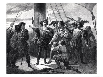 Christopher Columbus Scaring His Crew