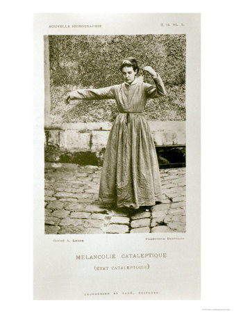 Cataleptic Melancholy, from "Nouvelle Iconographie De La Salpetriere"