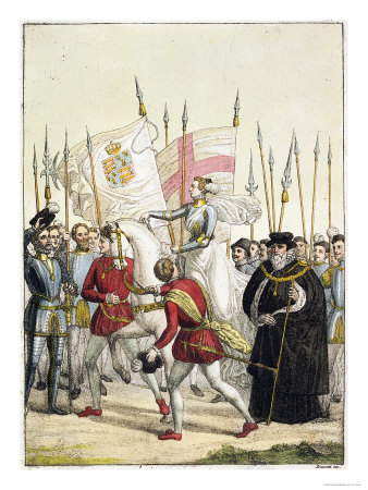 Queen Elizabeth I Rallying the Troops at Tilbury Before the Arrival of the Spanish Armada, 1588