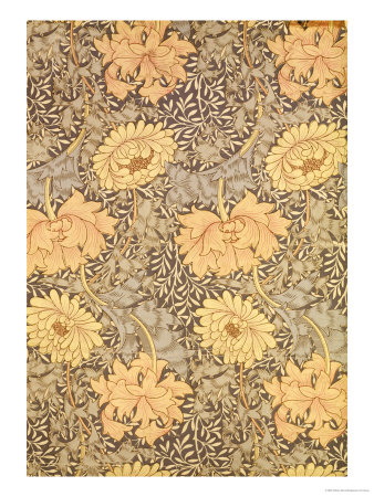 "Chrysanthemum" Wallpaper Design, 1876