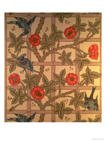 "Trellis" Wallpaper Design, 1864