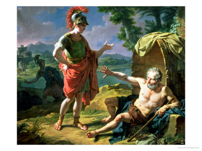 Alexander and Diogenes, 1818