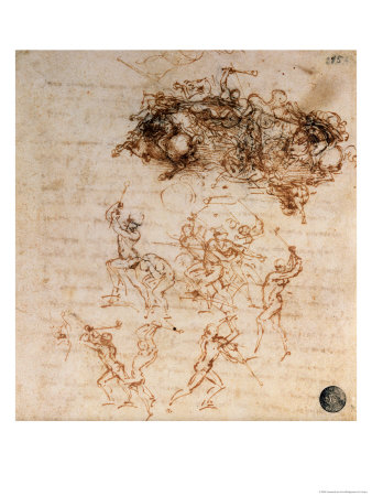 Study for the Battle of Anghiari, 1504-5