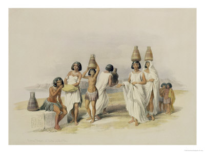 Nubian Women at Kortie on the Nile, from "Egypt and Nubia," Vol.1