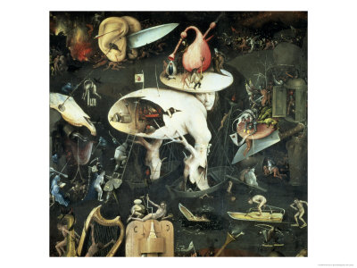 The Garden of Earthly Delights: Hell, Right Wing of Triptych, Detail of "Tree Man," c. 1500
