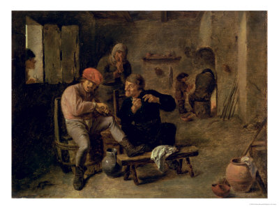 Tavern Scene, or the Village Fiddler, 1634-8