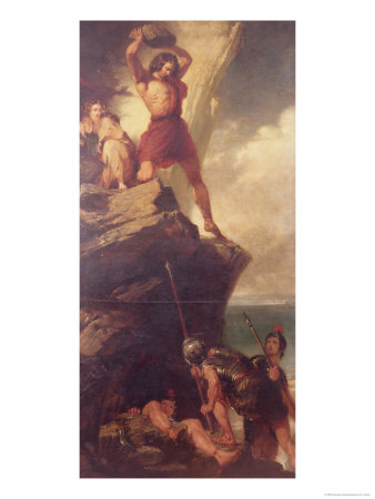 Britons Repelling Invading Romans
