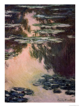 Waterlilies with Weeping Willows, 1907
