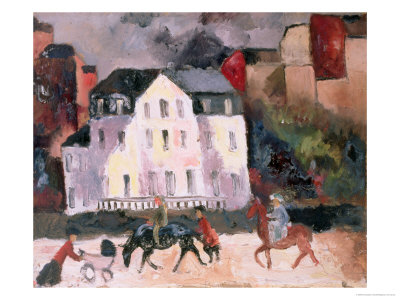 Horses in Paris, 1924