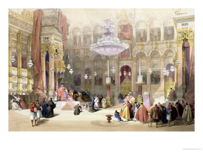 Greek Church of the Holy Sepulchre, Jerusalem, April 11th 1839
