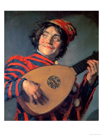 Portrait of a Jester with a Lute