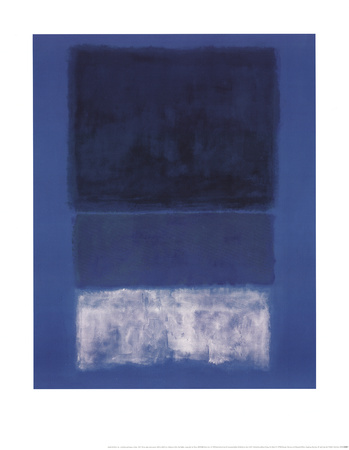 No 14. White and Greens in Blue