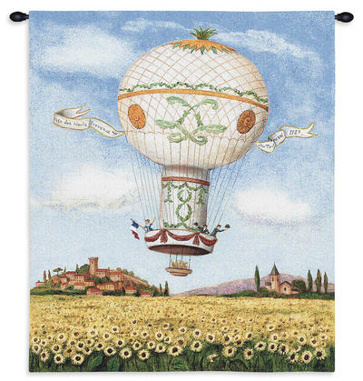 Flight over Sunflowers