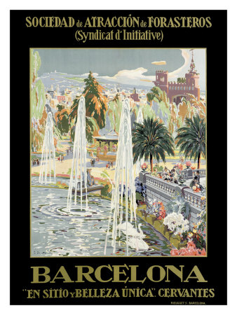 Barcelona Spain Fountain