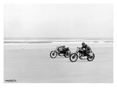Daytona Motorcyclist Poster