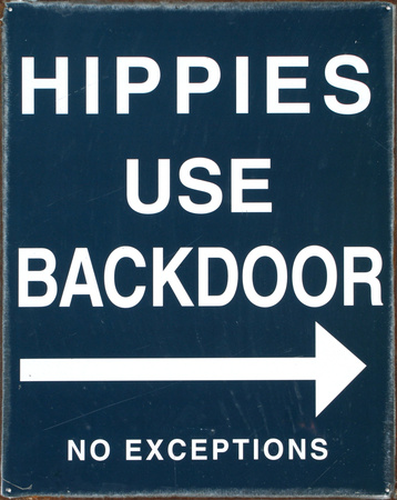 Hippies Use Back Door