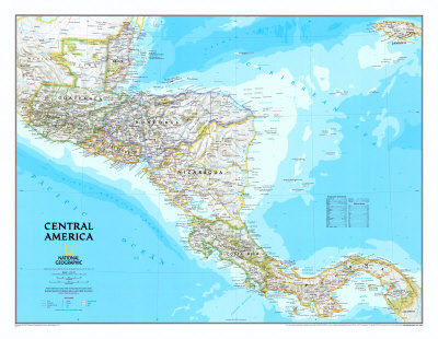 Map of Central America