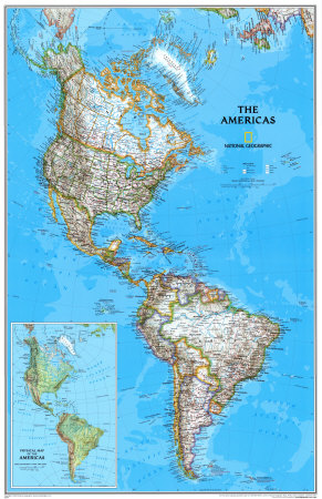 The Americas Political Map
