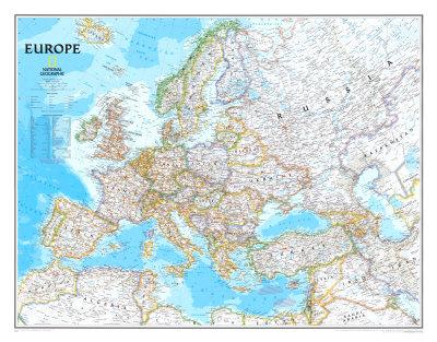 Europe Classic Map