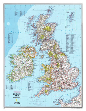 Map of Britain And Ireland