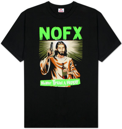 NoFx - Never Trust a Hippie - Buy this t-shirt at AllPosters.com
