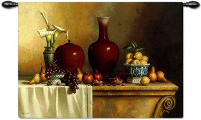 Oriental Still Life with Lilies