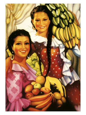 Señorita with Bananas
