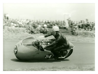 Moto Guzzi Dustbin GP Motorcycle Race