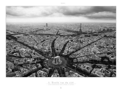 Paris, l'Etoile Vue du Ciel