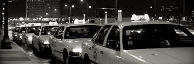 Taxi Stand, Chicago, Illinois, USA