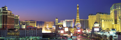Dusk, the Strip, Las Vegas, Nevada, USA