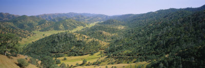 High Angle View of a Valley, Cortina Ridge, Colusa County, California, USA