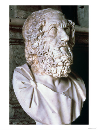 Homer Greek Epic Poet, Roman Copy of a Greek Original
